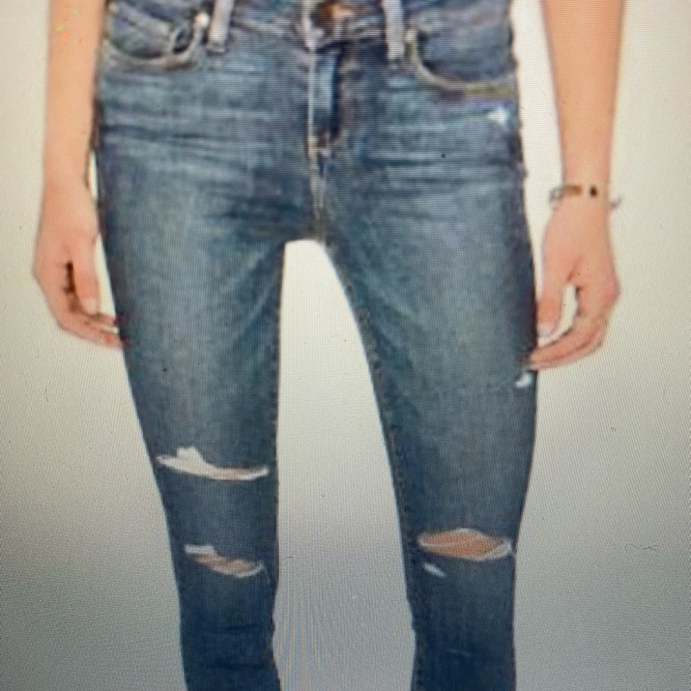 Paige Verdugo destructed ultra skinny jeans